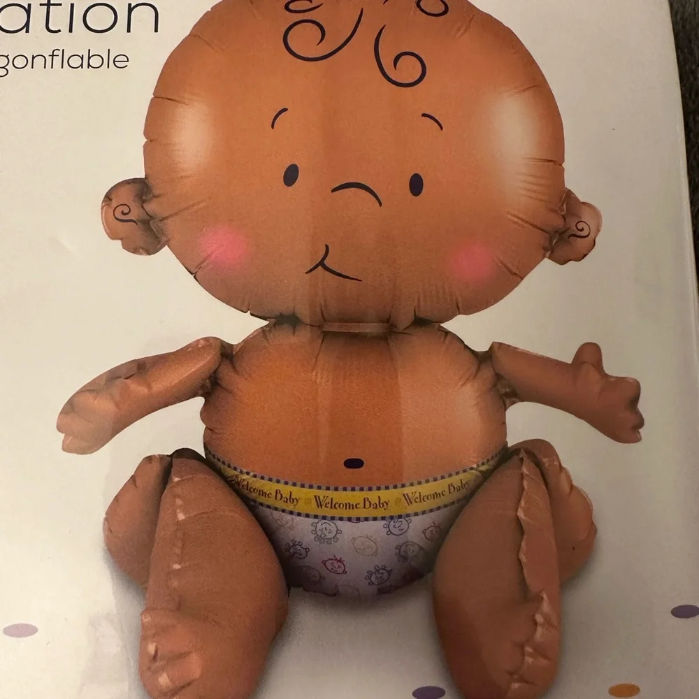 Baby Boy Balloons Gender Reveal Shower Foil 3 Packs Party Decorations